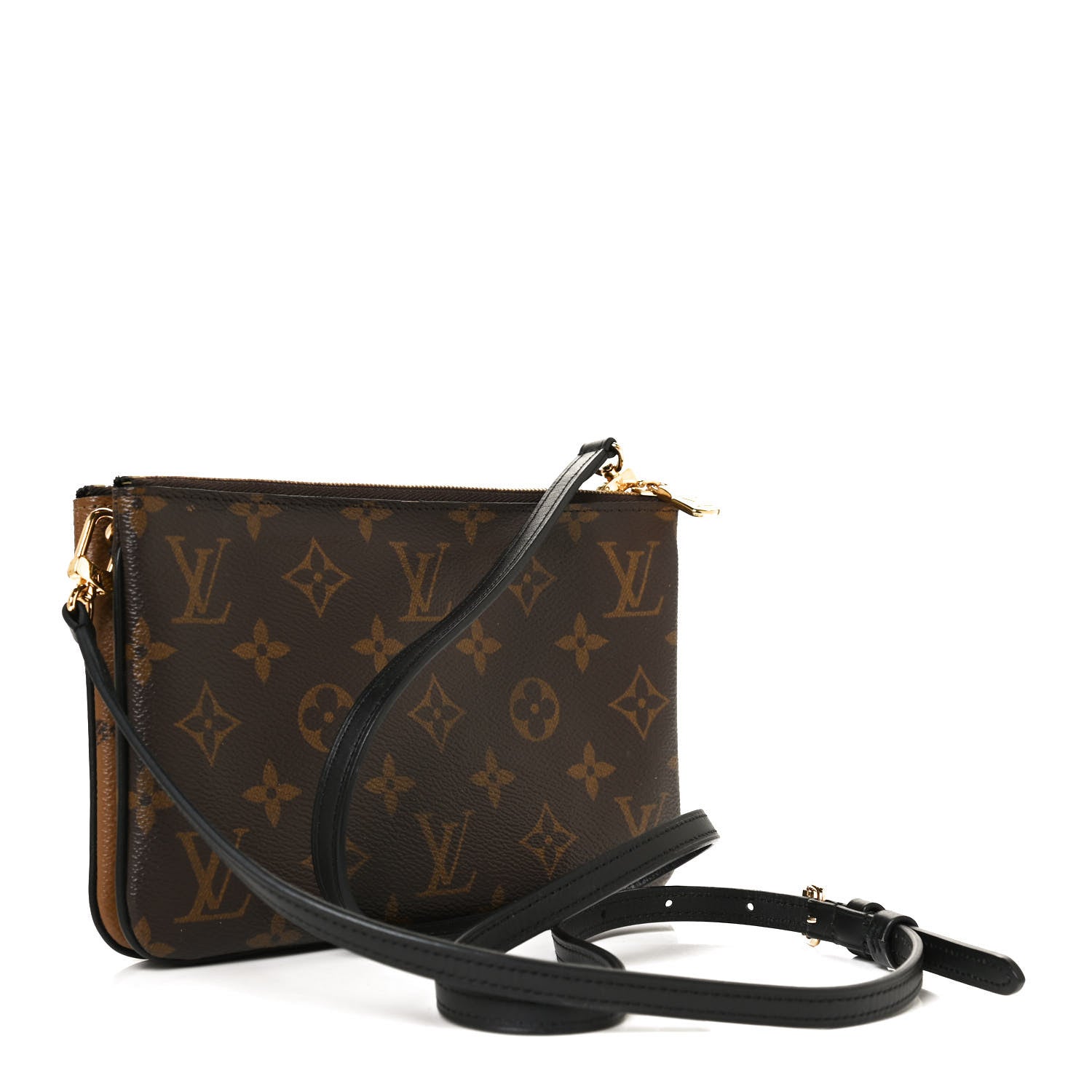Louis Vuitton Reverse Monogram Giant Double Zip Pochette 3 of 10