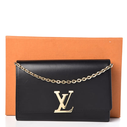 Louis Vuitton Calfskin Chain Louise GM NM Black 9 of 9