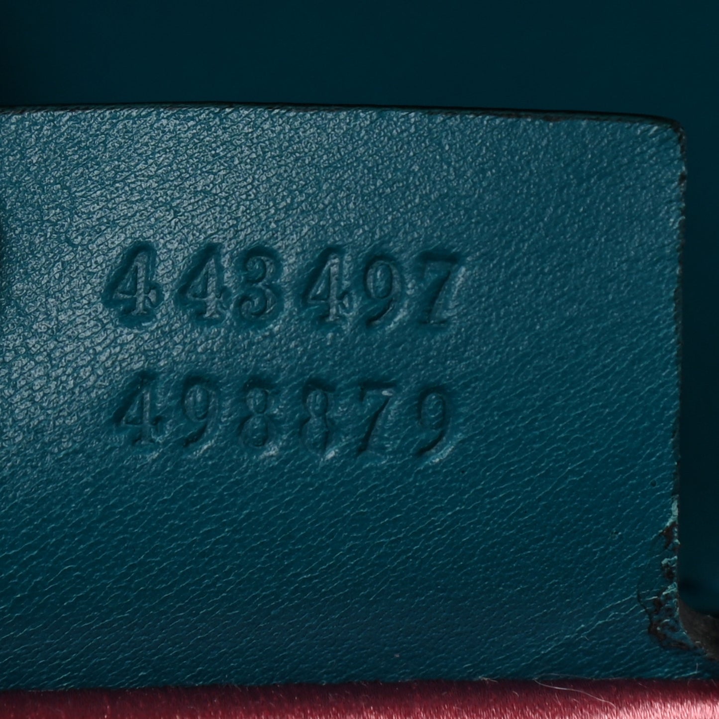 Velvet Matelasse Small GG Marmont Shoulder Bag Pavone Cyan