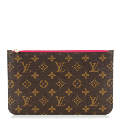 Louis Vuitton Monogram Neverfull MM GM Pochette Pivoine 1 of 8