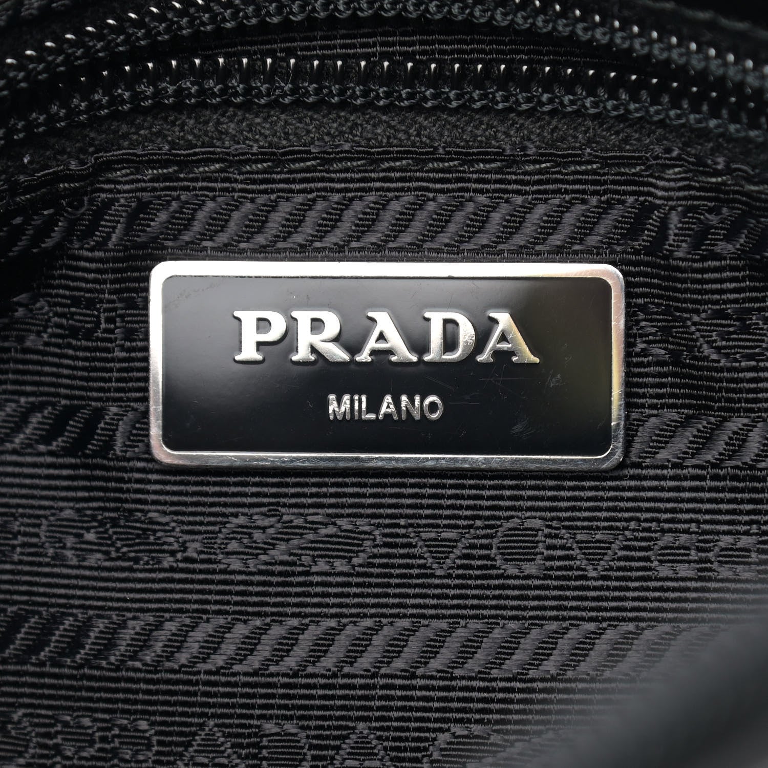 Prada Tessuto Nylon Studded New Vela Shoulder Bag Black 5 of 10