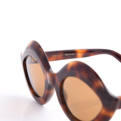Gucci Acetate Cat Eye Sunglasses GG 0085/S Tortoiseshell 6 of 9