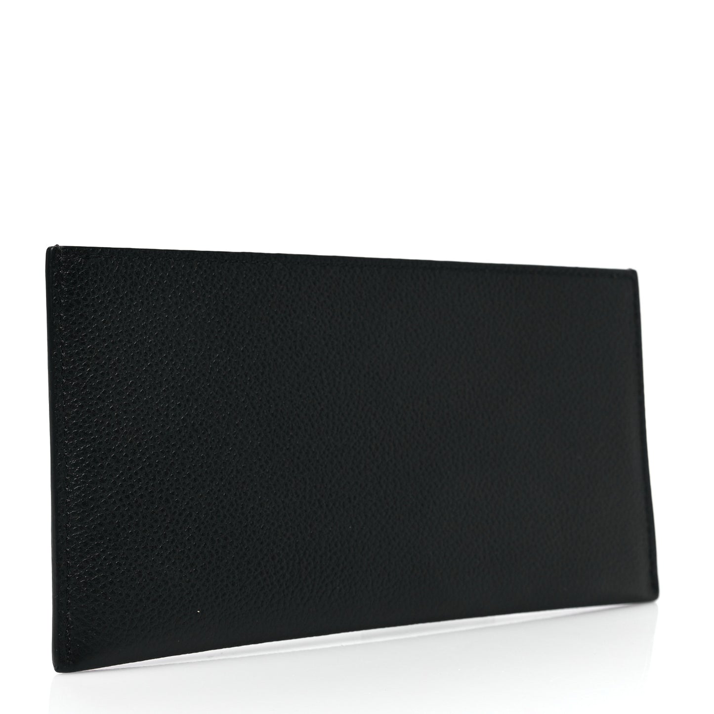Calfskin Felicie Chain Wallet Card Holder Insert Black