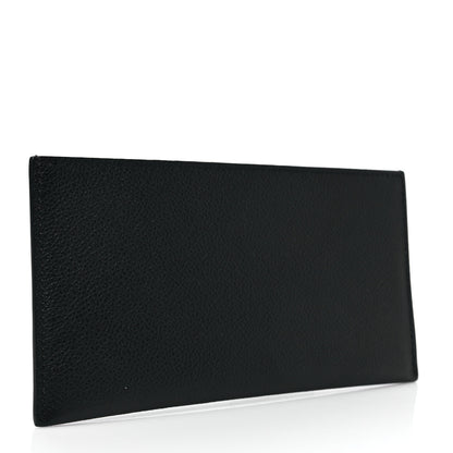 Louis Vuitton Calfskin Felicie Chain Wallet Card Holder Insert Black 3 of 7
