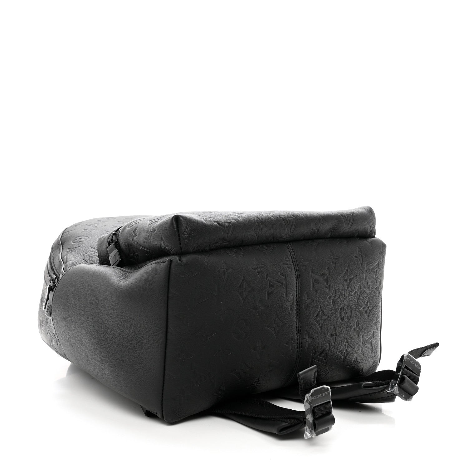 Louis Vuitton Calfskin Monogram Shadow Discovery Backpack Black 3 of 8