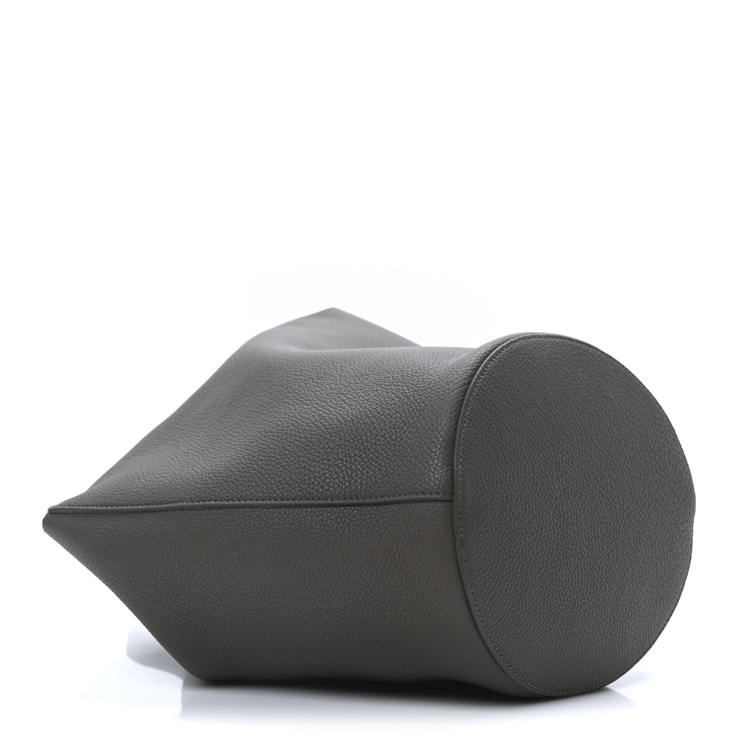 Pebbled Sport Calfskin Medium Lotus Tote Elephant