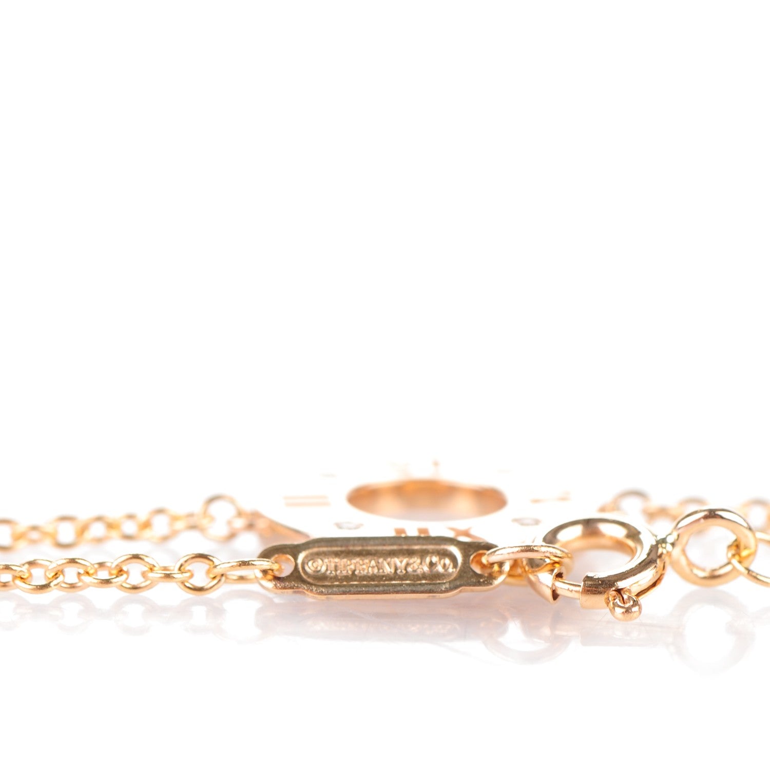 Tiffany 18K Rose Gold Diamond Atlas Pierced Bracelet 5 of 5