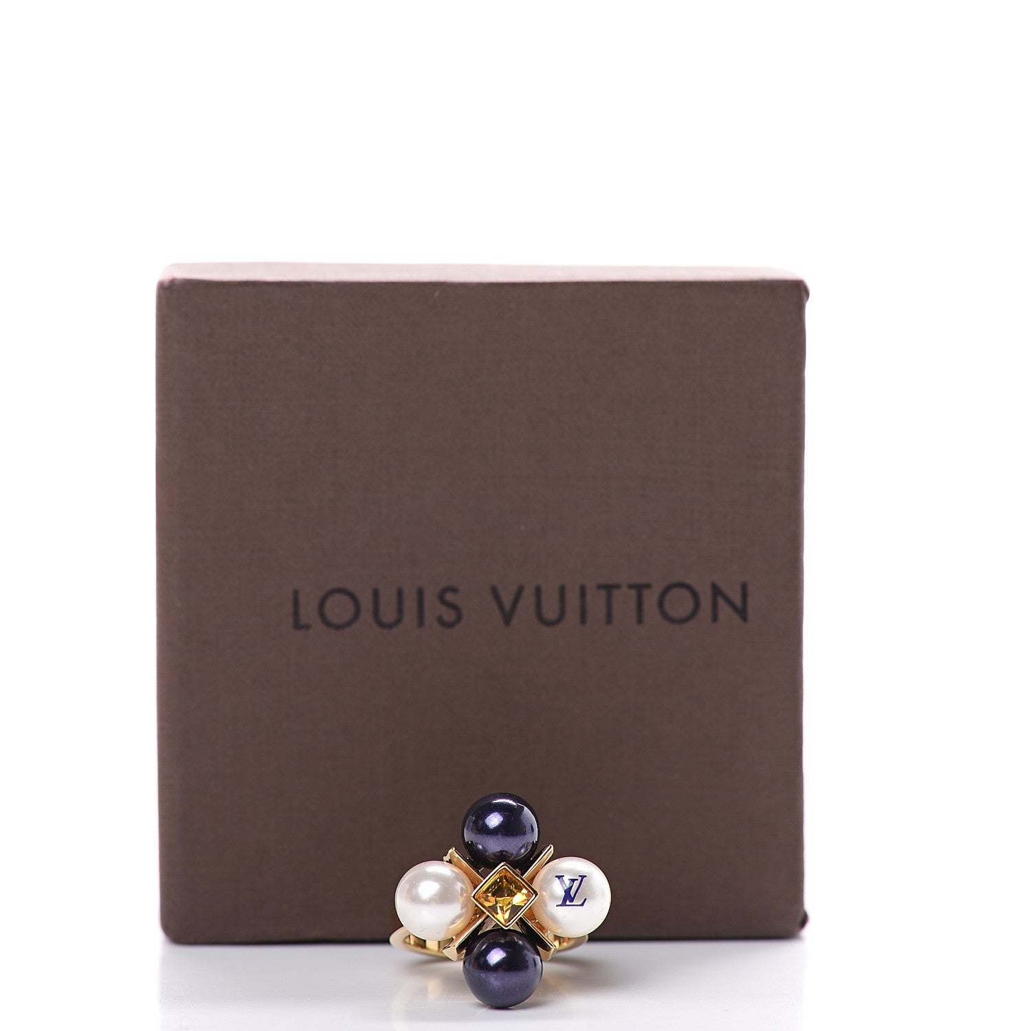 Louis Vuitton Pearl Cry Me A River Ring 6.5 7 of 7