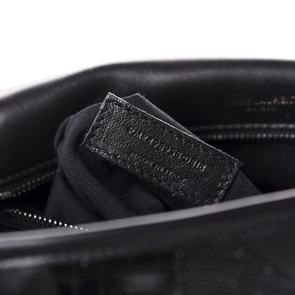 Saint Laurent Calfskin Ayers Patchwork Monogram Medium Niki Chain Satchel Black 11 of 12