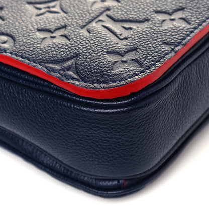 Louis Vuitton Empreinte Pochette Metis Marine Rouge 10 of 13