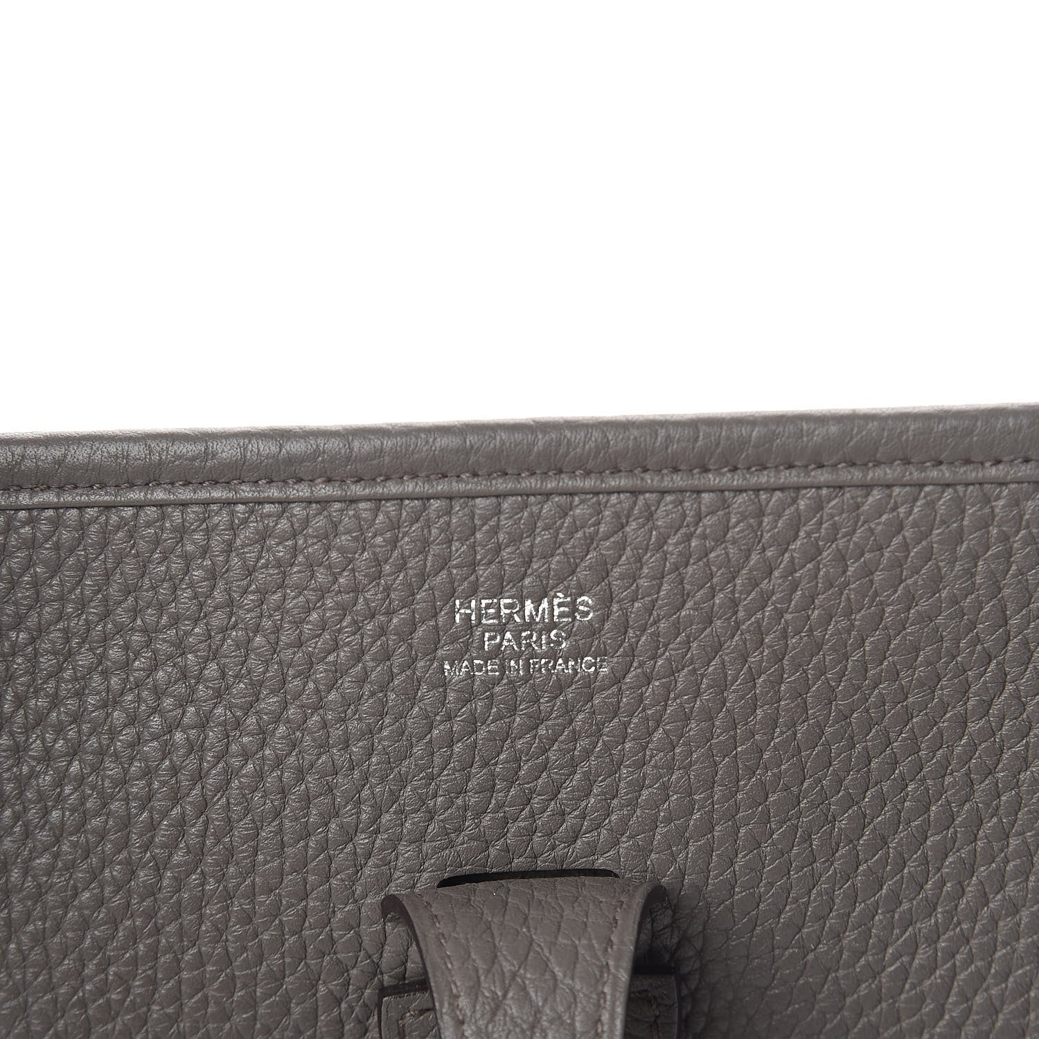 Hermes Taurillon Clemence Evelyne III PM Etain 6 of 9