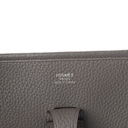 Hermes Taurillon Clemence Evelyne III PM Etain 6 of 9