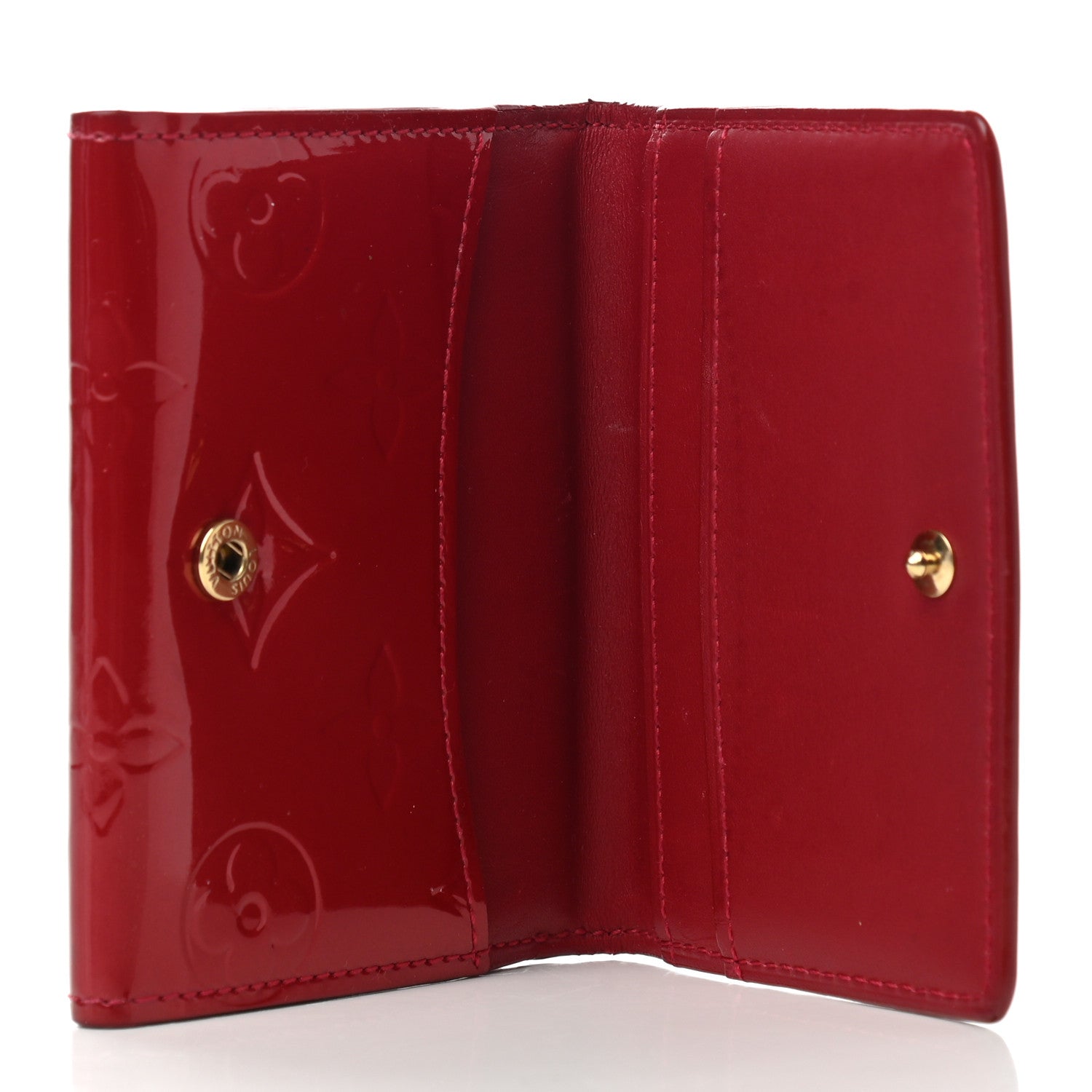 Louis Vuitton Vernis Elise Wallet Pomme D'Amour 9 of 14