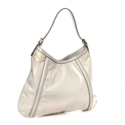 Gucci Dialux Medium Britt Shoulder Bag Off White 3 of 11