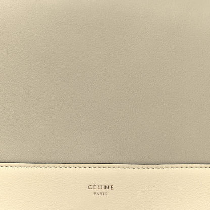 Celine Shiny Smooth Calfskin Medium Frame Shoulder Bag Chalk Mastic 8 of 10