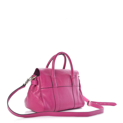 Mulberry Spongy Pebbled Small Bayswater Satchel Hot Fuchsia 3 of 11