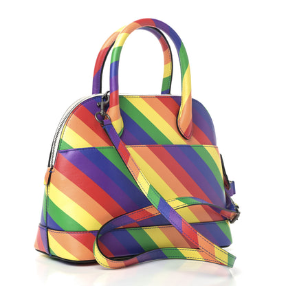 Balenciaga Smooth Calfskin Logo Rainbow S Ville Top Handle Bag Multicolor 2 of 10