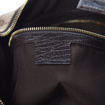 Gucci Monogram Medium Horsebit Chain Hobo Dark Brown 6 of 10