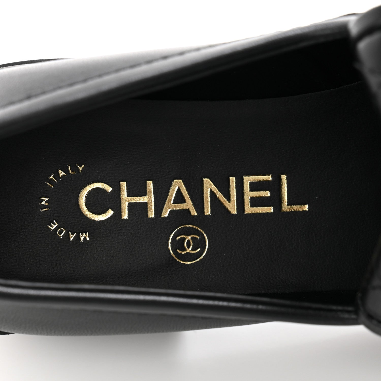 Chanel Lambskin Quilted CC Turnlock Loafers 36 Black 6 of 9