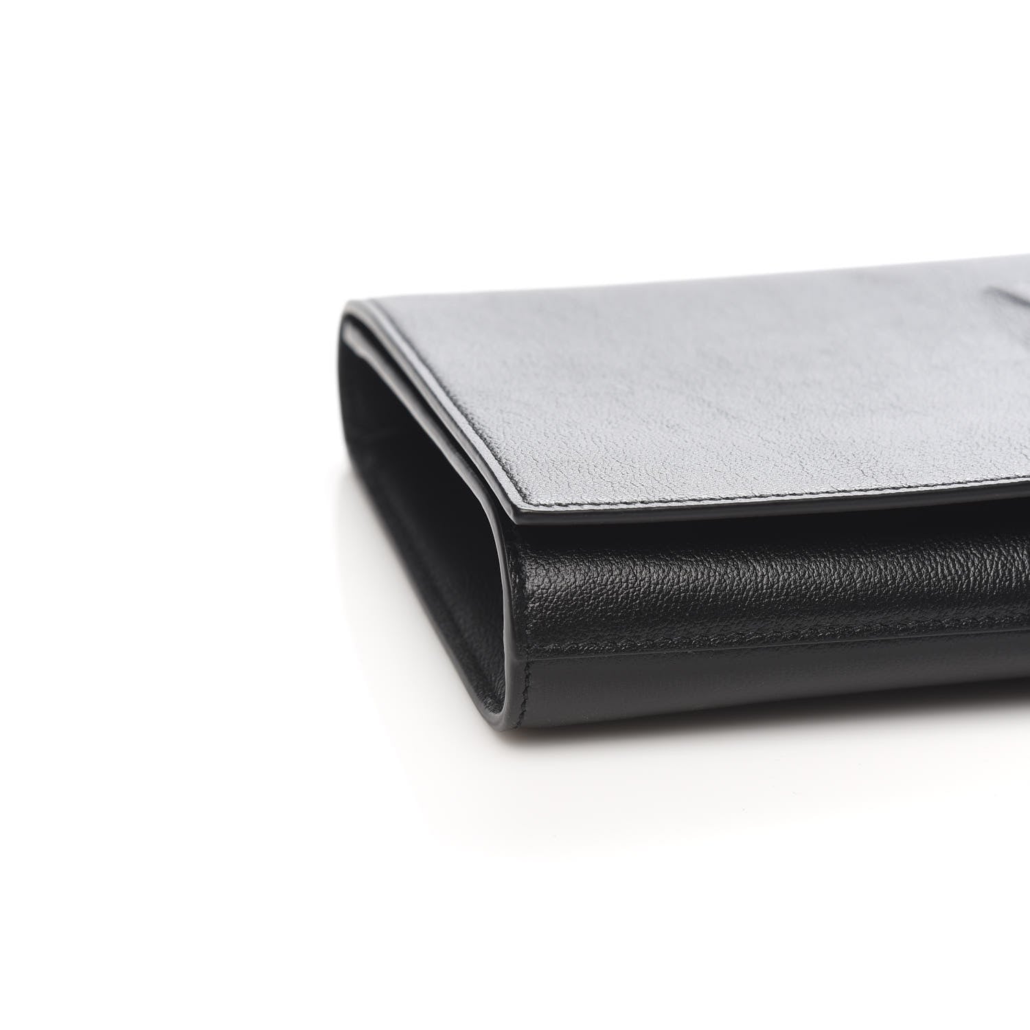 Saint Laurent Calfskin Monogram Large Belle De Jour Clutch Black 7 of 8