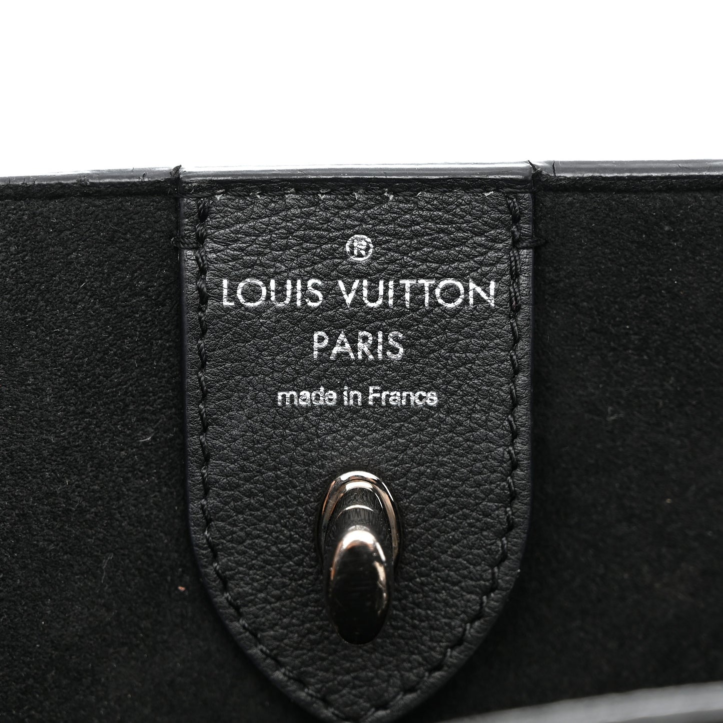 Calfskin Lockme Cabas Black