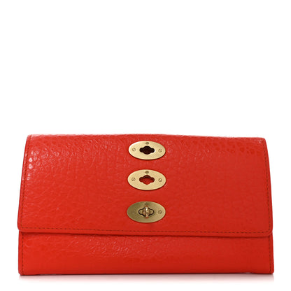 Mulberry Shiny Grain Darley Wallet  Flame 1 of 7