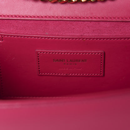 Saint Laurent Smooth Calfskin Medium Classic Monogram Kate Tassel Satchel Fuchsia 8 of 10