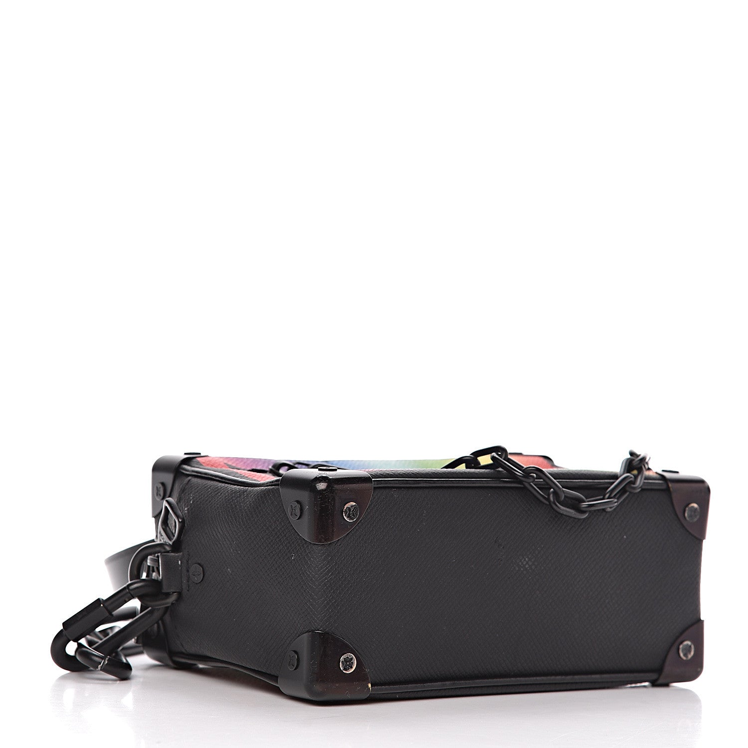 Louis Vuitton Taiga Rainbow Mini Soft Trunk Black 4 of 12