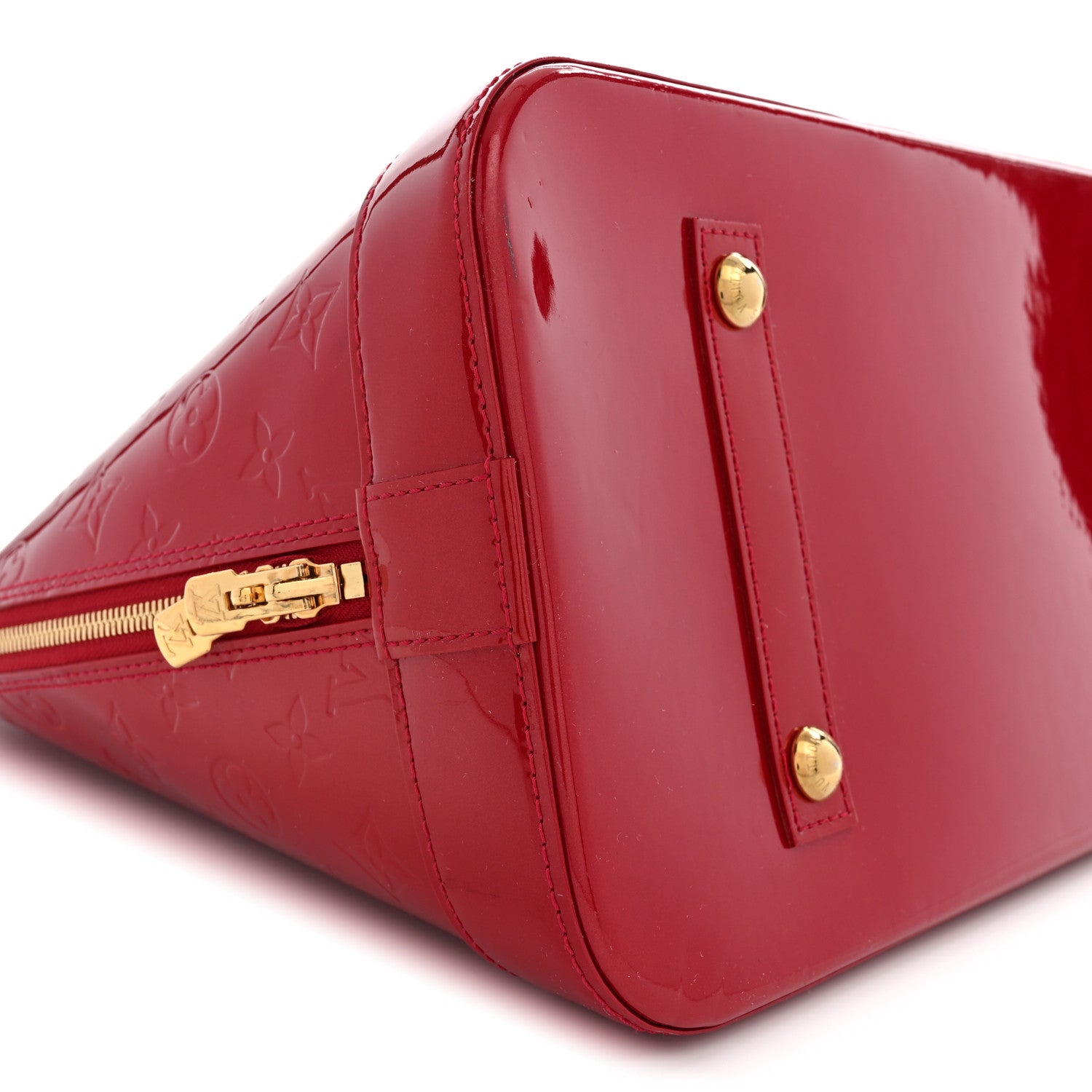 Louis Vuitton Vernis Alma MM Pomme D'Amour 9 of 11