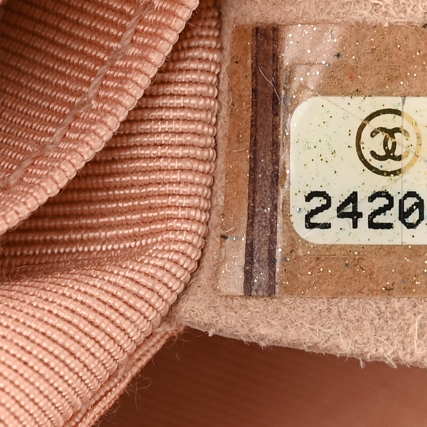 Chanel Caviar Chevron Quilted Single Flap Light Pink 7 of 11