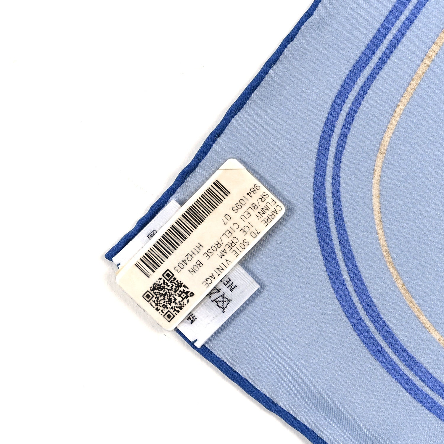 Hermes Silk Funny Ice Cream Scarf 70 Bleu Ciel Rose Bonbon Jaune 4 of 4