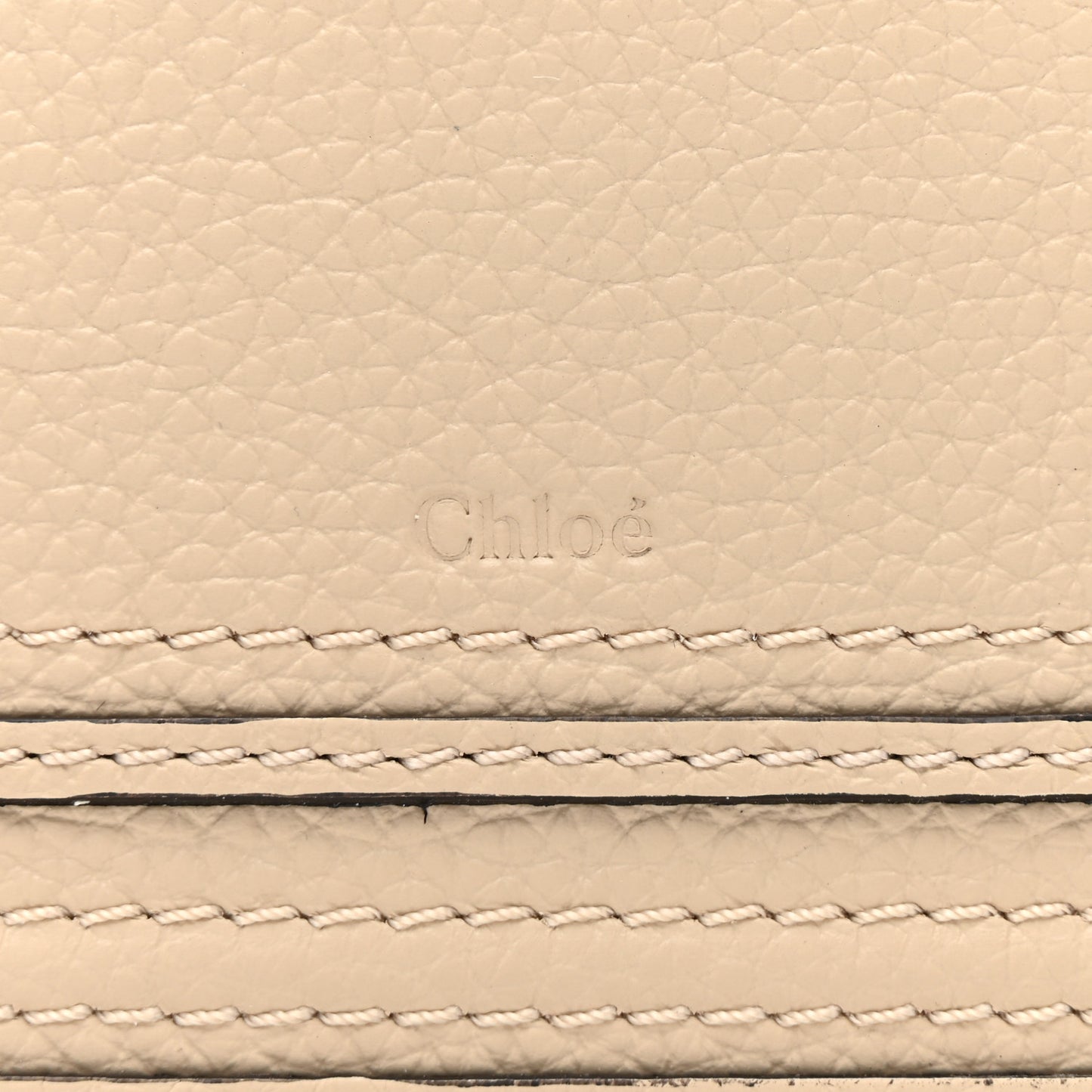 Grained Calfskin Medium Marcie Zip Card Holder Blush Nude