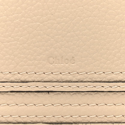 Chloe Grained Calfskin Medium Marcie Zip Card Holder Blush Nude 6 of 6