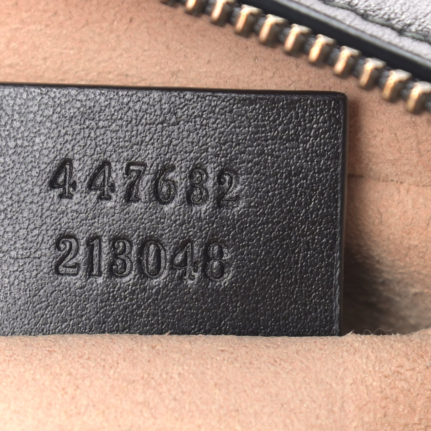 Gucci Calfskin Matelasse Small GG Marmont Chain Shoulder Bag Black 7 of 10