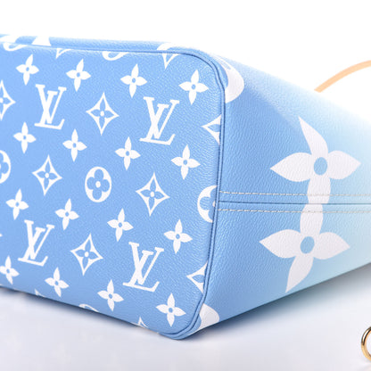 Louis Vuitton Monogram Giant By The Pool Neverfull MM Blue 8 of 8