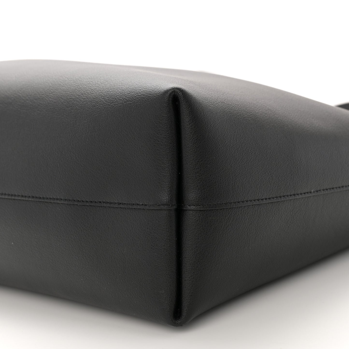 Calfskin Large Shopping Tote Black