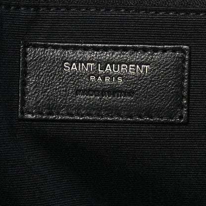 Saint Laurent Lambskin Quilted Maxi Icare Shopping Tote Black 7 of 10