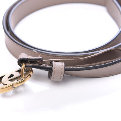 Gucci Calfskin Double G 20mm Belt 85 34 Porcelain Rose 6 of 6