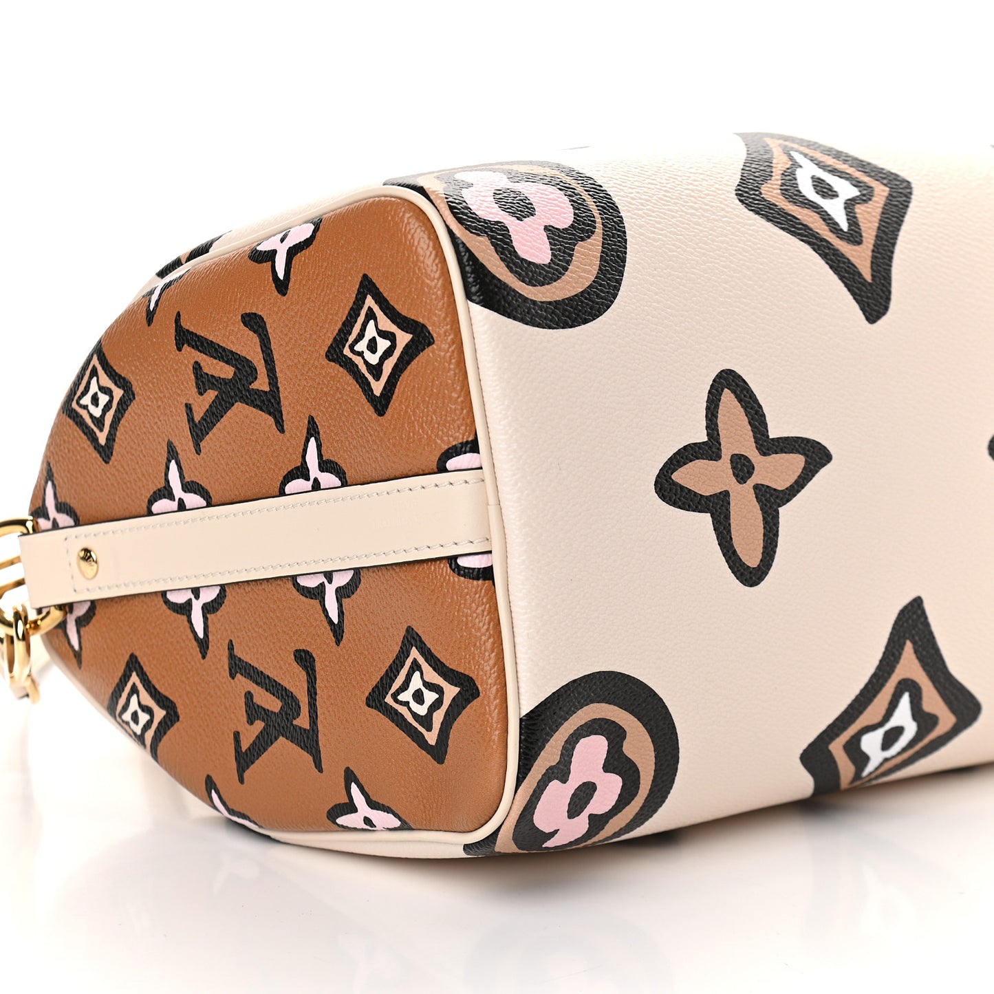Monogram Giant Wild At Heart Speedy Bandouliere 25 Creme