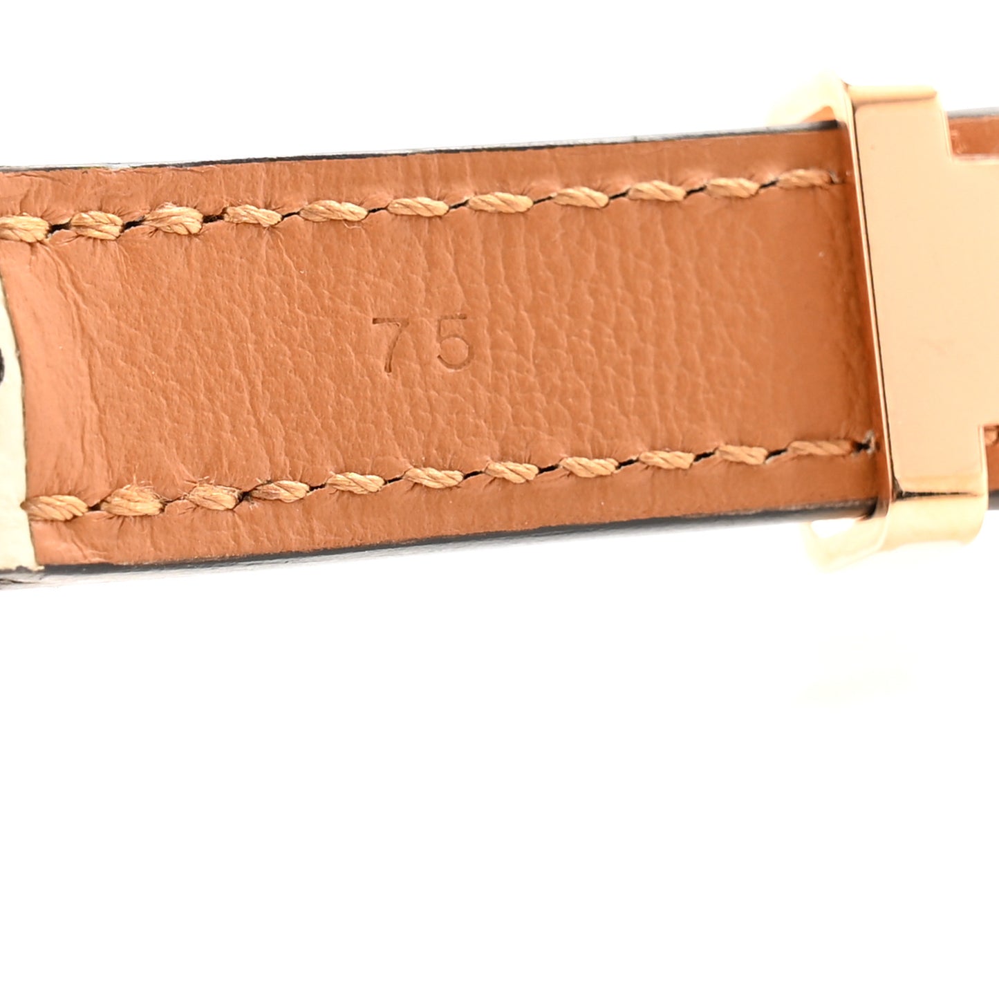 Epsom 15mm Pop H Belt 75 Craie