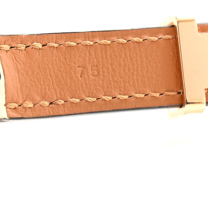 Hermes Epsom 15mm Pop H Belt 75 Craie 7 of 7