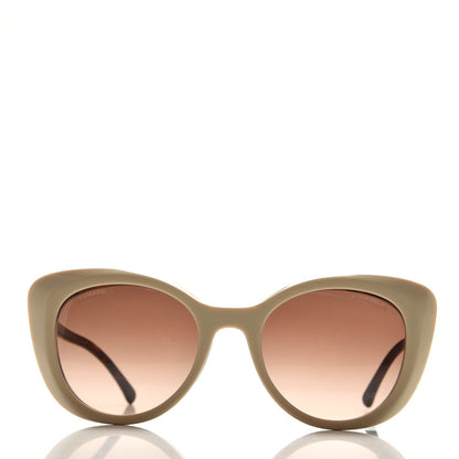 Chanel Clip On Sunglasses 5390 Dark Brown Beige 5 of 15