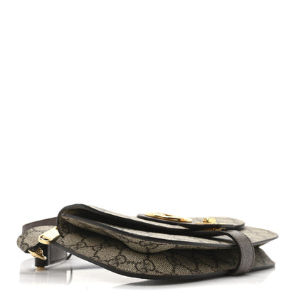 Gucci GG Supreme Monogram Textured Dollar Calfskin Blondie Belt Bag Beige Ebony New Acero 4 of 11