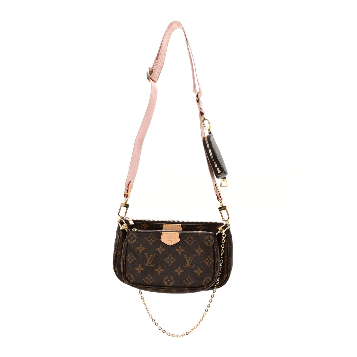 Monogram Multi Pochette Accessories Rose Clair