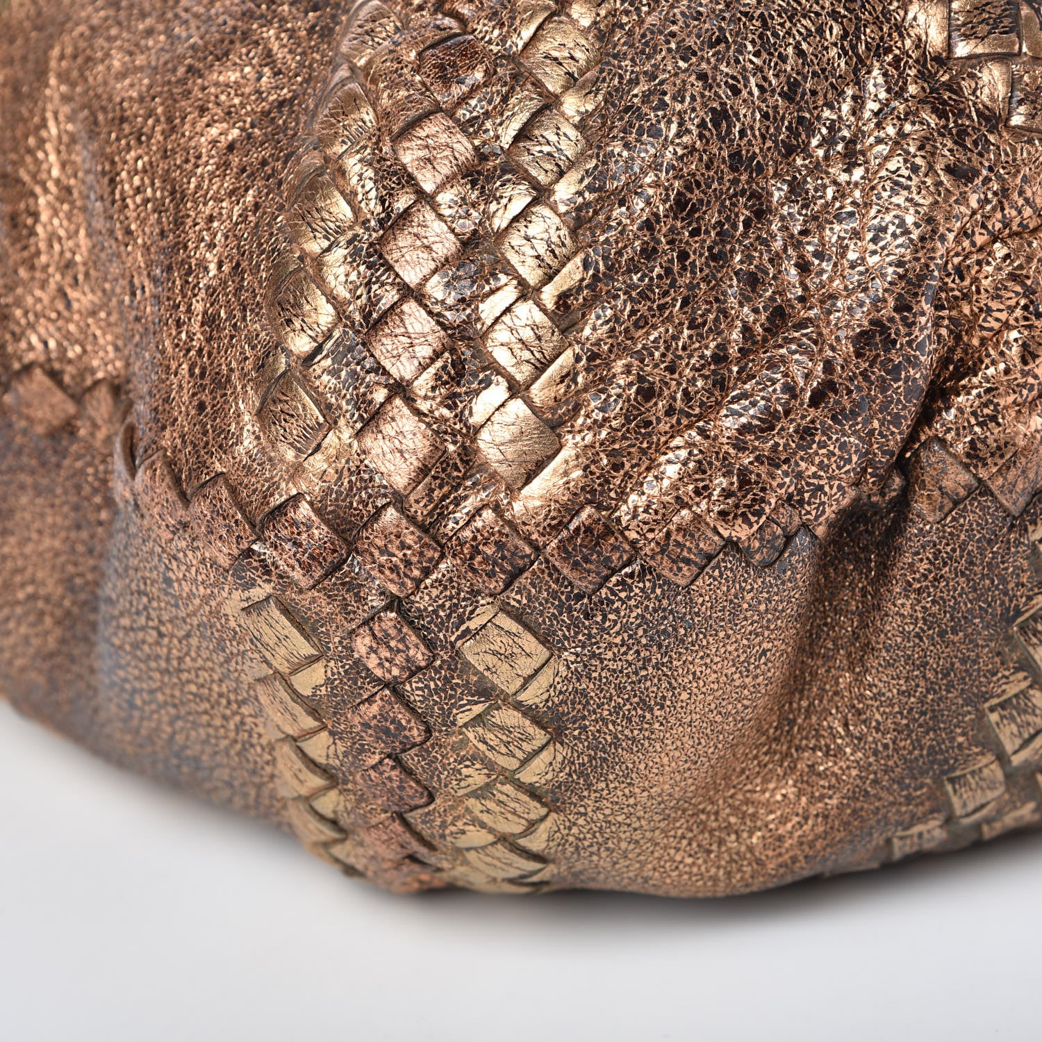 Bottega Veneta Cervo Deerskin Large Hobo Rame Ossidato 8 of 9
