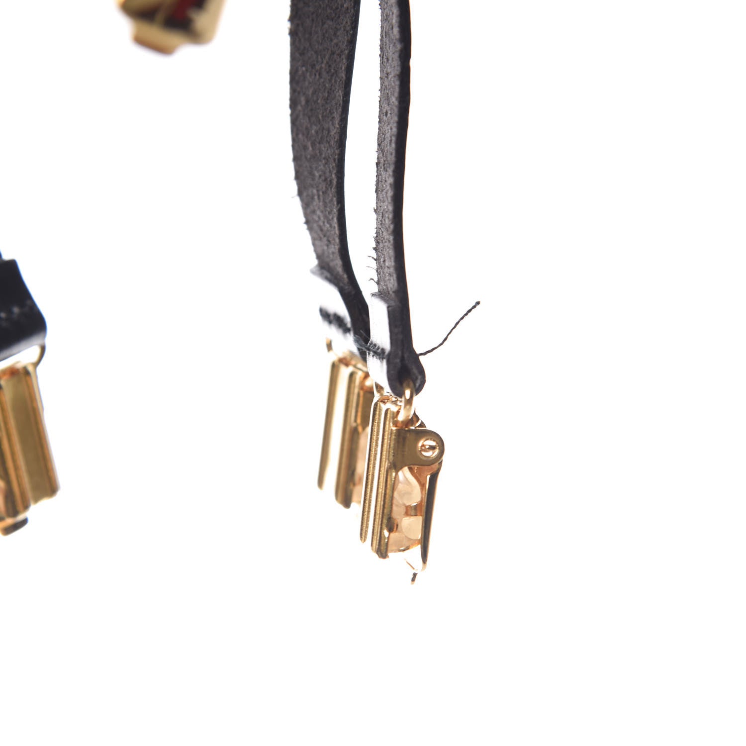 Chanel Logo Suspenders Black White 8 of 9