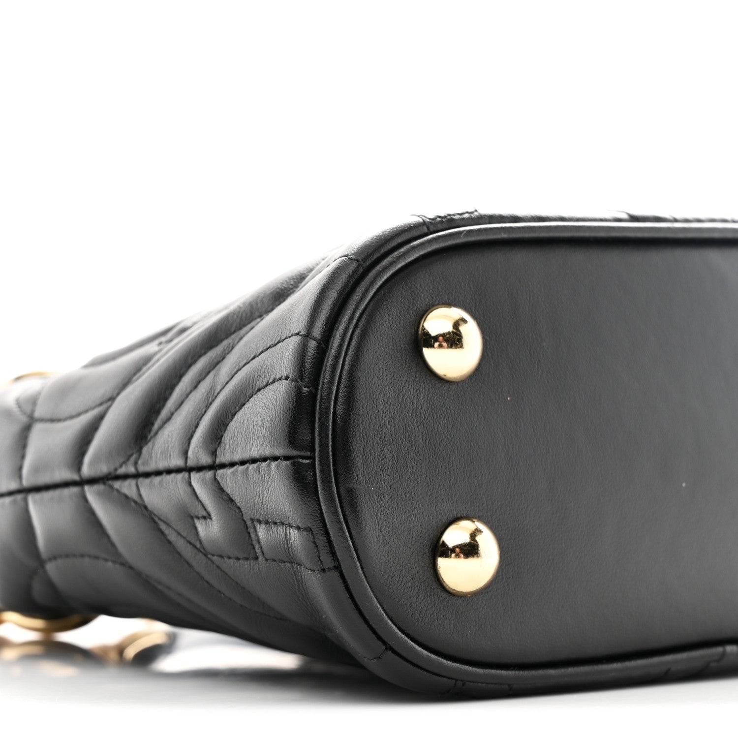 Salvatore Ferragamo Calfskin Embossed Logo Plaque Gancini Tote Black 9 of 10