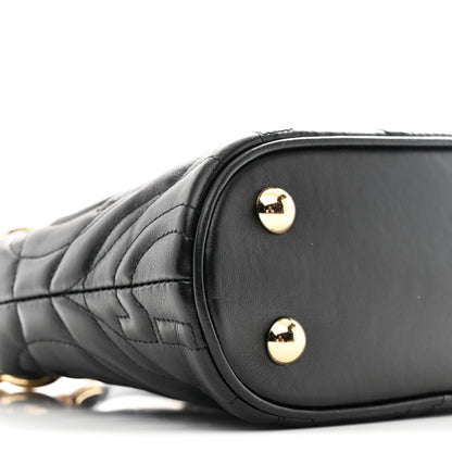 Salvatore Ferragamo Calfskin Embossed Logo Plaque Gancini Tote Black 9 of 10