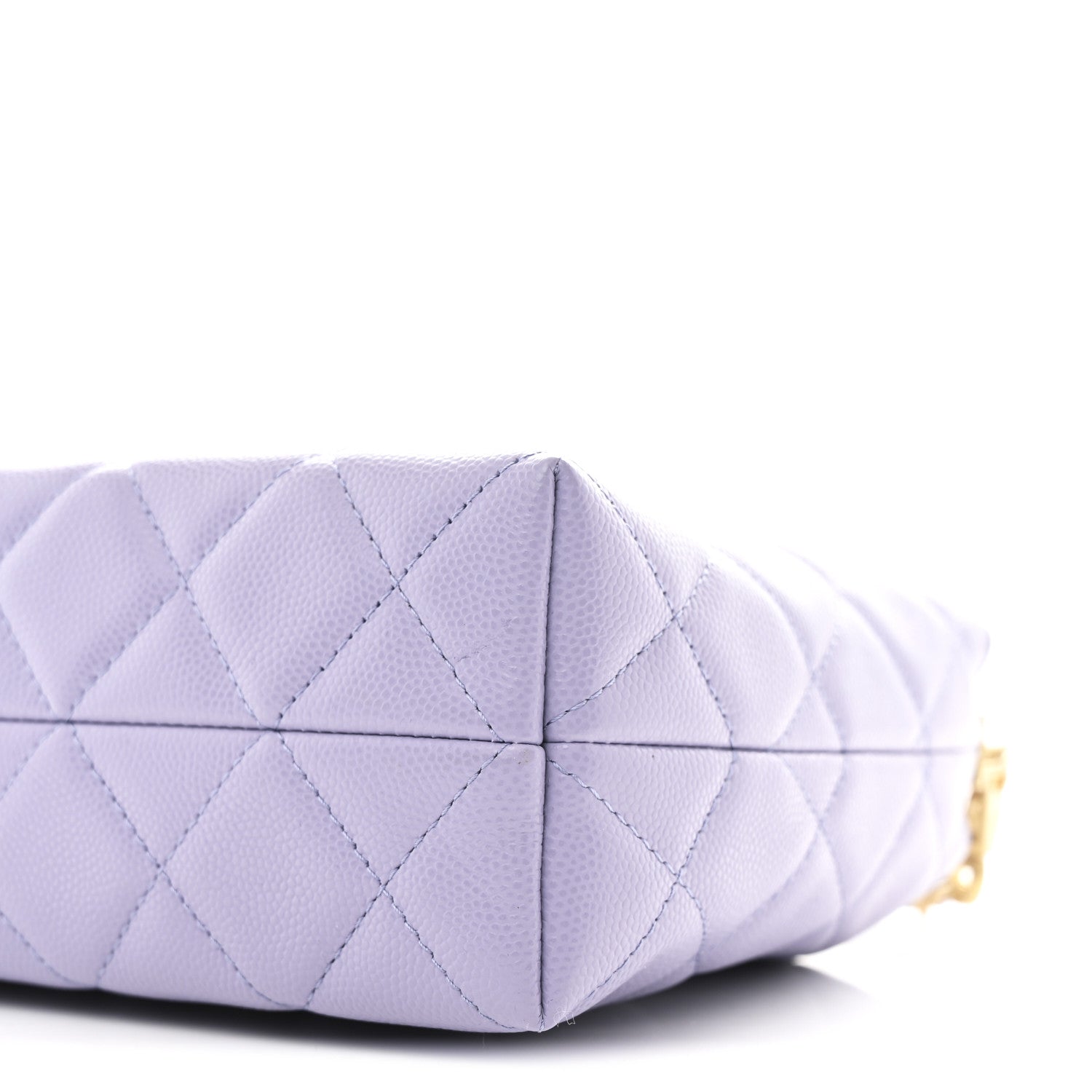 Chanel Caviar Quilted Chanel Way Clutch With Chain Light Purple 10 of 11