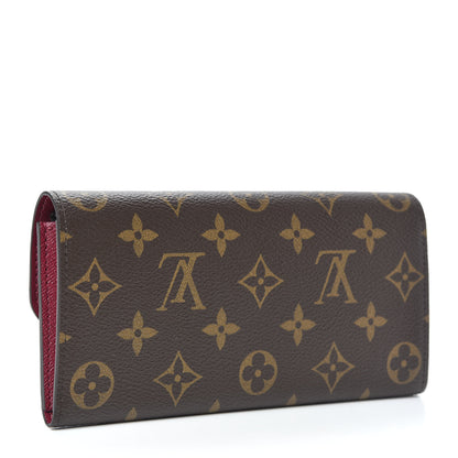 Louis Vuitton Monogram Emilie Wallet Fuchsia 3 of 8